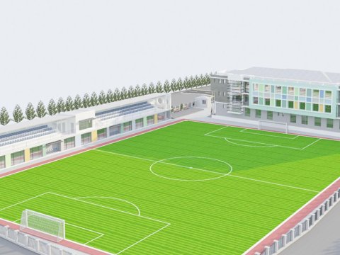 Uşaq Gənclər Futbol Məktəbinin təlim bazası yenilənir&nbsp;&ndash; FOTO