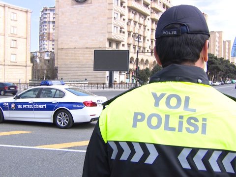 Yol polisi hava şəraiti ilə bağlı müraciət edib