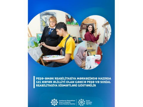 Agentlik: Əlilliyi olan 121 gənc peşə hazırlığına cəlb olunub&nbsp;