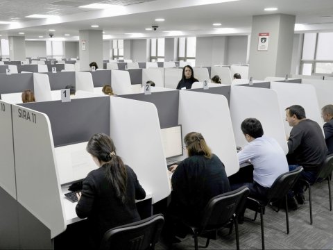 Hakimliyə namizədlərlə imtahan keçirilib