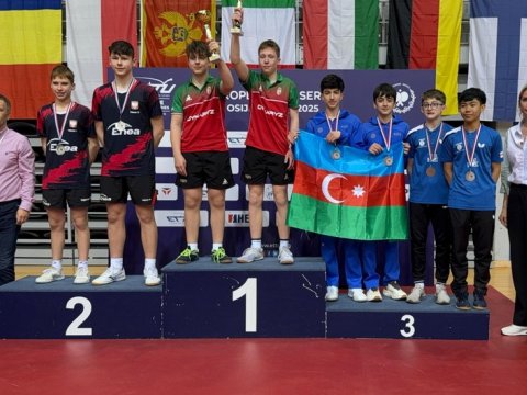 Yeniyetmə tennisçilər&nbsp;Xorvatiyada bürünc medal qazanıblar