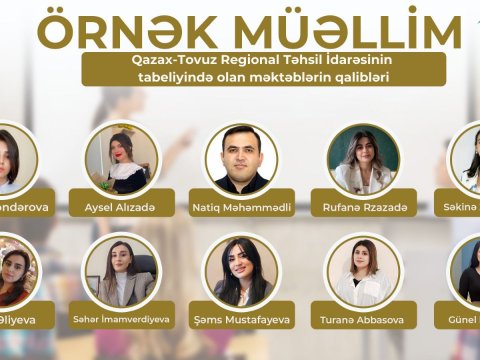 Qazax-Tovuz regionunun "Örnək müəllim"ləri - SİYAHI