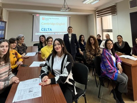 AzMİU müəllimləri üçün təşkil olunan "Pre-CELTA"&nbsp;təlim proqramı yekunlaşdı