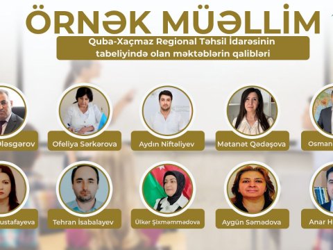 Quba-Xaçmaz regionunun “Örnək müəllim”ləri - SİYAHI
