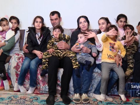 Salyanda 10 uşaqlı ailə: ana adları səhv salır -&nbsp;VİDEO&nbsp;