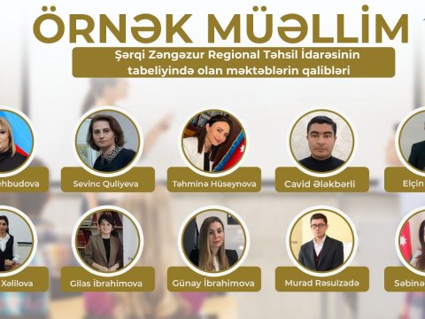Şərqi Zəngəzur regionunun “Örnək müəllim”ləri - TANIYAQ