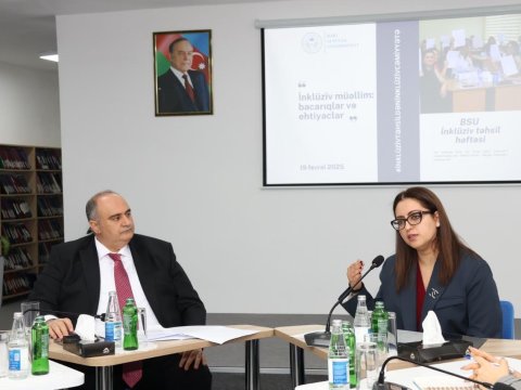 BSU-da &ldquo;İnklüziv həftə&rdquo; çərçivəsində MÜZAKİRƏ