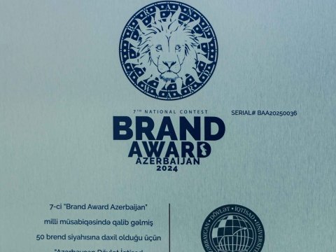 UNEC &ldquo;Brand Award Azerbaijan&rdquo; milli müsabiqəsinin qalibi olub