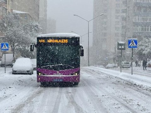 Bakıda və bir sıra rayonlarda qar yağır - FAKTİKİ HAVA&nbsp;