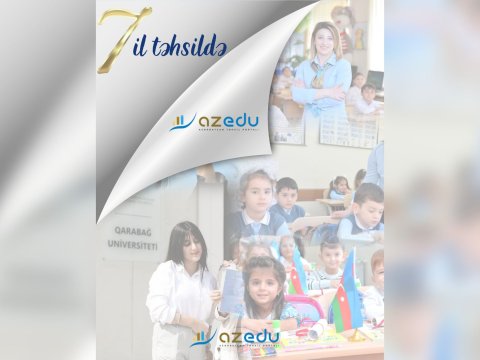 Bir nömrəli təhsil saytı 7 yaşında!