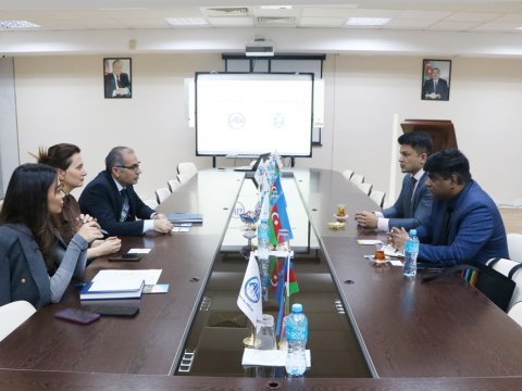 Hindistanın Jindal Global Universitetinin nümayəndələri ilə görüş keçirilib