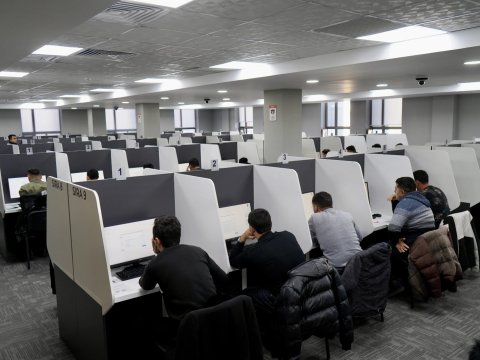 Həqiqi hərbi xidmətə və mülki işə qəbul imtahanı keçirilib