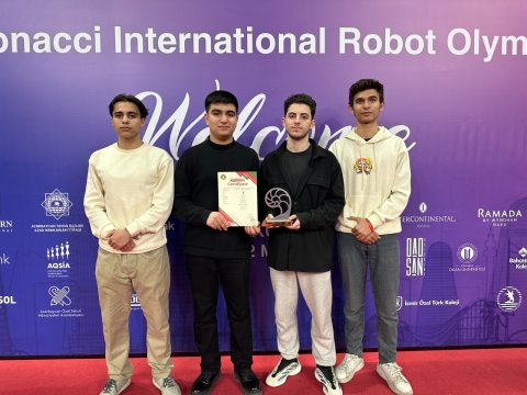 UNEC- in&nbsp;komandası Beynəlxalq Robot Olimpiadasının qalibi oldu!