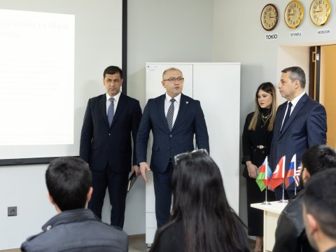 Peşə Təhsil Mərkəzində qısamüddətli təlim keçən müdavimlərlə görüş keçirilib