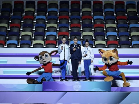 Gimnastımız Bakıda beynəlxalq turnirdə bürünc medal qazanıb
