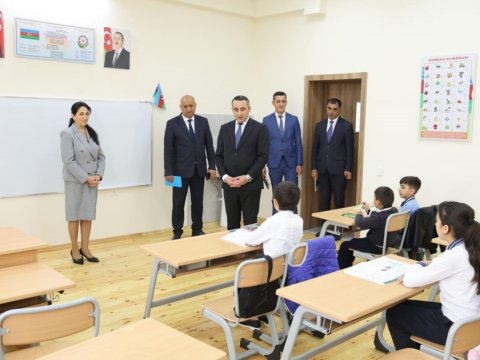 Suqovuşan və Sarıcalı kəndlərinin məktəblərində tədris prosesinə başlanılıb - FOTO