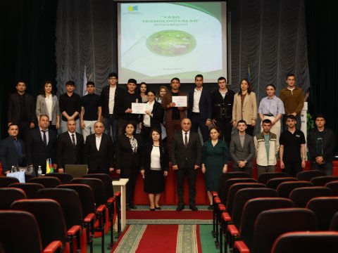 MDU-da "Yaşıl Texnologiyalar"&nbsp;müsabiqəsi keçirilib