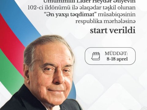 “Ən yaxşı təqdimat” müsabiqəsinin respublika mərhələsinə start verilib
