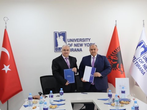 BSU və Nyu York Tirana Universiteti&nbsp;arasında əməkdaşlıq memorandumu imzalanıb