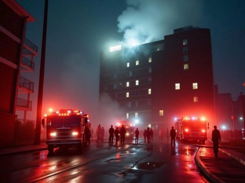 Moskvada doğum evində yanğın baş verib