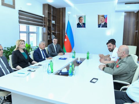 Türkiyənin müəllim və şagird heyəti BMU-da olub