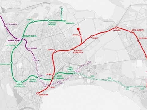 Nizami" metrosu "yaşıl" xətt üzrə son dayanacaq olacaq, ekspres avtobuslar işləyəcək - RƏSMİ
