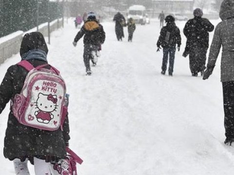 Türkiyənin bəzi vilayətlərində məktəblər bağlandı