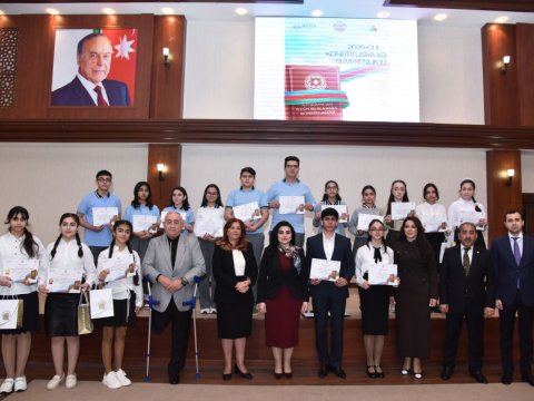 Esse müsabiqəsinin qalibləri mükafatlandırılıb