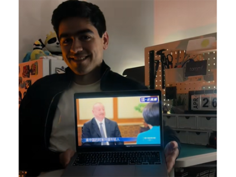 Prezidentə bəhs edilən gənc o imiş - Video