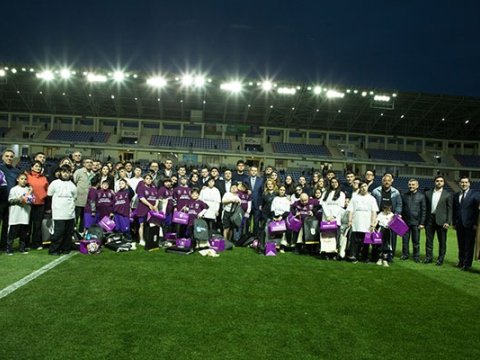 Daun sindromlu uşaqlar üçün futbol tədbiri&nbsp;