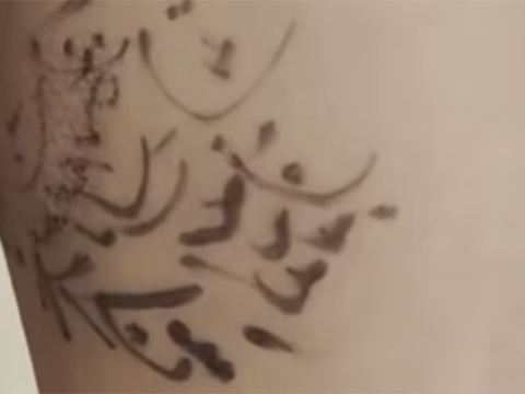 Uşağın xəstə ayağına dua yazdılar