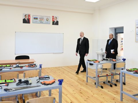 Kəngərlidə 484 şagird yerlik məktəb istifadəyə verildi - FOTO