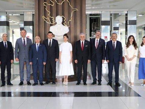 Azərbaycan Universitetində Türkiyə və Şimali Kipr Türk Cümhuriyyətinin nümayəndə heyəti ilə görüş olub
