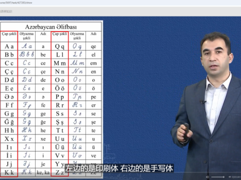 Çində Azərbaycan dili virtual formada tədris olunur