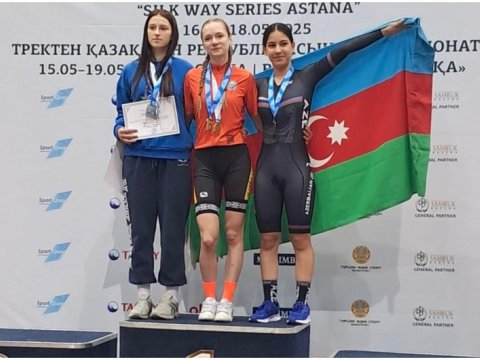 Azərbaycan velosipedçisi daha bir medal əldə edib