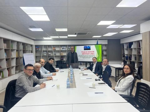 PMS imtahanı materiallarının işlənilməsi ilə bağlı təlim keçirilib