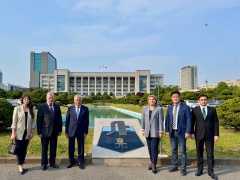 Koreyada BMU və İNHA Universitetinin rektorları arasında görüş keçirilib