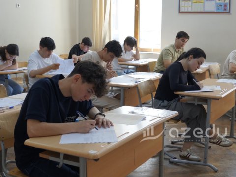 Qapılar açıldı, içəri yalnız şagirdlər yox, xəyallar da keçdi - İmtahandan REPORTAJ