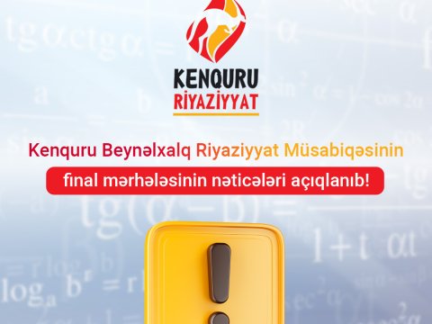 Kenquru Beynəlxalq Riyaziyyat Müsabiqəsinin nəticələri açıqlanıb
