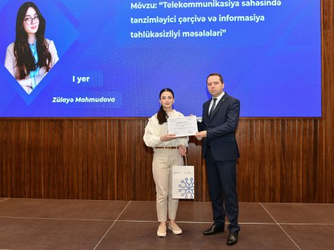 BMU tələbəsi müsabiqədə I yer QAZANDI