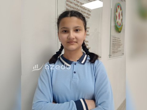 İmtahandan maksimum bal toplayan Çiçək: Hüquqşünas olmaq istəyirəm