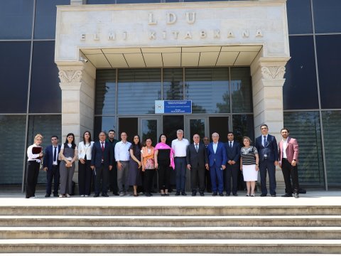 Rumıniyanın Galati Universitetinin nümayəndə heyəti LDU-da görüşlərini davam etdirir