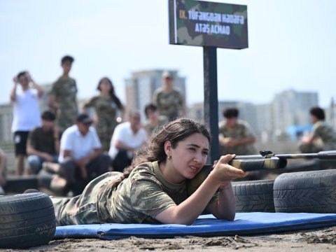 “Şahin” hərbi-idman oyununun finalı keçirilib