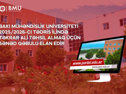 BMU-da 39 ixtisas üzrə təkrar ali təhsil almaq imkanı