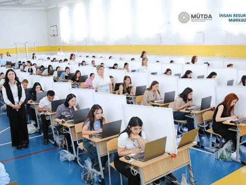 Bugünkü test imtahanlarında 2019 təhsilverən iştirak edib