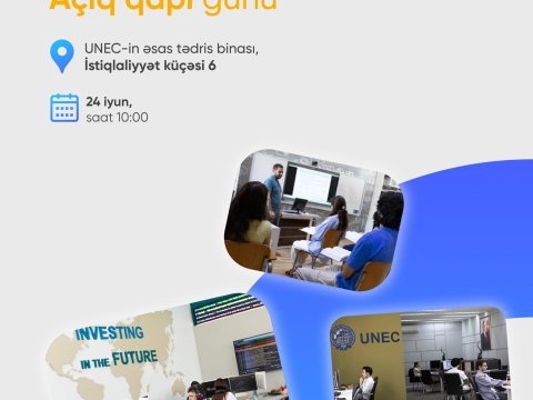 UNEC-də&nbsp;&ldquo;Açıq qapı&rdquo; günü keçiriləcək