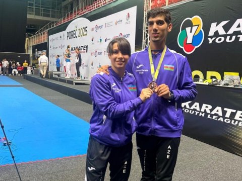 Azərbaycan karateçiləri Xorvatiyada bürünc medallar qazanıblar