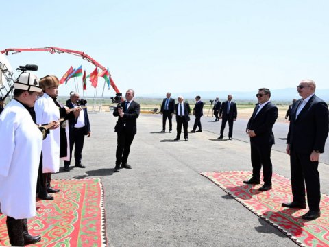 Ağdamda Qırğızıstanın tikdiyi məktəbin açılışı olacaq