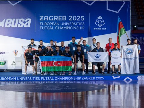 Azərbaycanı təmsil edən komanda ilk oyunda İsveçrə komandasına qalib gəlib