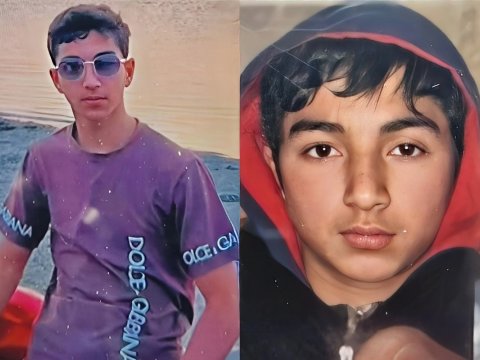 Dənizdə batan məktəblilərin FOTOLARI